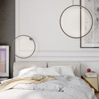 Lampa wisząca Mirror czarna LED CCT