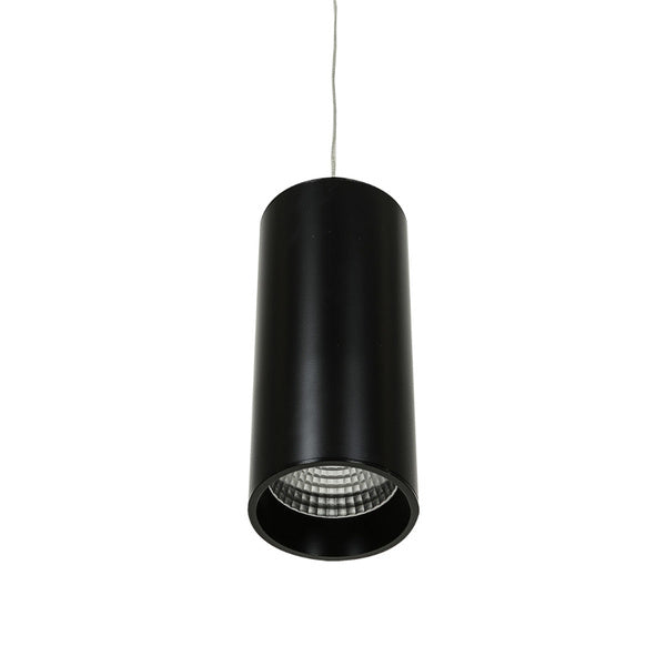 Lampa wisząca Moldes Big szer. 8,5cm 12W LED barwa neutralna 4000K | czarny