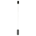 Lampa wisząca Moldes szer. 6cm 7W LED ciepła biel 3000K | czarny