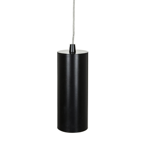 Lampa wisząca Moldes szer. 6cm 7W LED ciepła biel 3000K | czarny