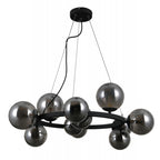 Lampa wisząca Montora śr. 64cm 11xG9 | czarna