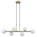 Lampa wisząca OLBIA wys. cał. 88cm 6xG9 | złoty