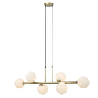Lampa wisząca OLBIA wys. cał. 88cm 6xG9 | złoty