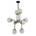 Lampa wisząca Odelia śr. 79cm 8xE14 | czarny