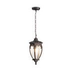 Lampa wisząca Outdoor Fleur IP44 1xE27 O414PL-01BZ | Brąz antyczny
