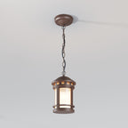 Lampa wisząca Outdoor Salamanca IP44 1xE27 O031PL-01BR | Brązowy