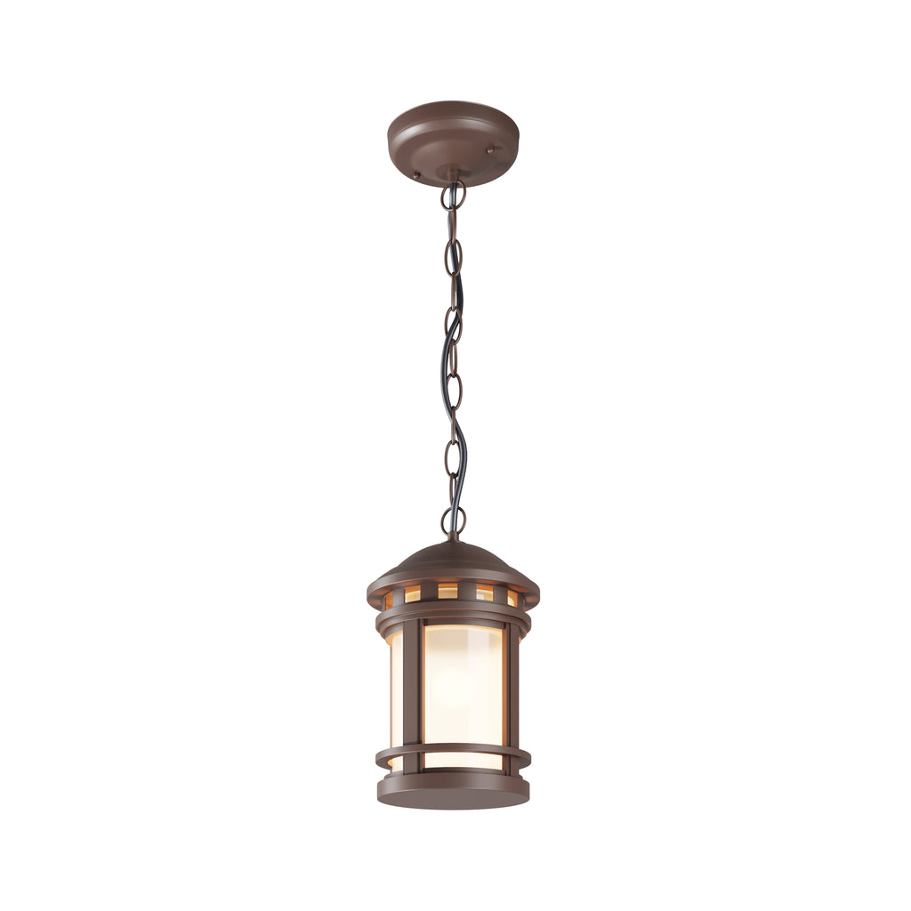 Lampa wisząca Outdoor Salamanca IP44 1xE27 O031PL-01BR | Brązowy