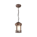 Lampa wisząca Outdoor Salamanca IP44 1xE27 O031PL-01BR | Brązowy