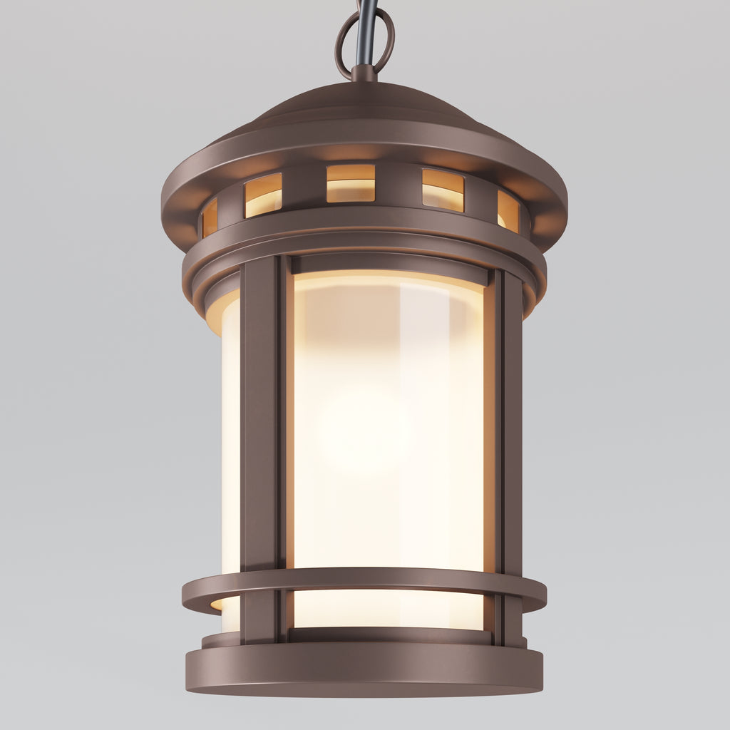 Lampa wisząca Outdoor Salamanca IP44 1xE27 O031PL-01BR | Brązowy