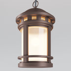 Lampa wisząca Outdoor Salamanca IP44 1xE27 O031PL-01BR | Brązowy