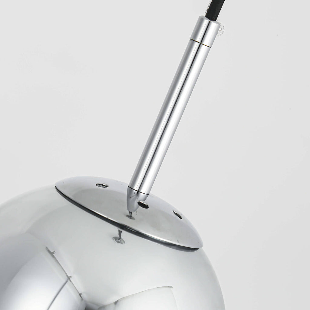 Lampa wisząca PALLA, mała, chrom, 1x40W E14