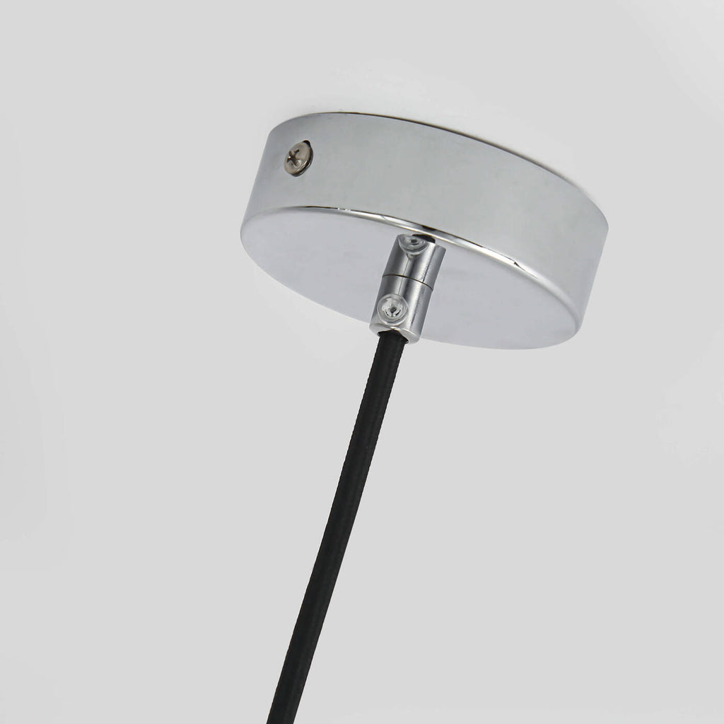 Lampa wisząca PALLA, mała, chrom, 1x40W E14