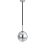Lampa wisząca PALLA, mała, chrom, 1x40W E14
