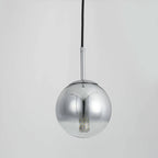 Lampa wisząca PALLA, mała, chrom, 1x40W E14