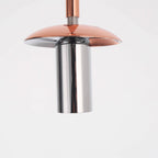 Lampa wisząca PALLA, mała, miedziana, 1x40W E14