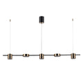 Lampa wisząca REMDAL dł. 130cm 30W 5xLED naturalna biel | mosiężny
