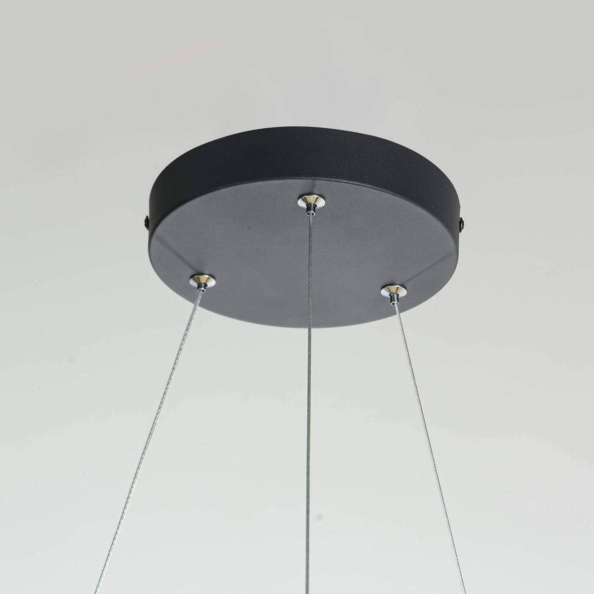 Lampa wisząca REUS LED czarna 60cm
