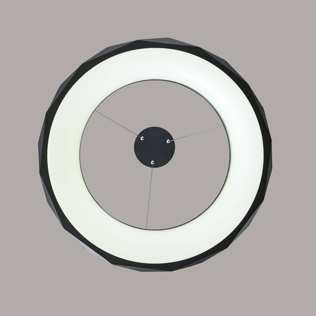 Lampa wisząca REUS LED czarna 60cm