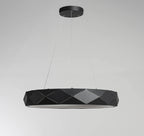 Lampa wisząca REUS LED czarna 60cm