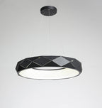 Lampa wisząca REUS LED czarna 60cm