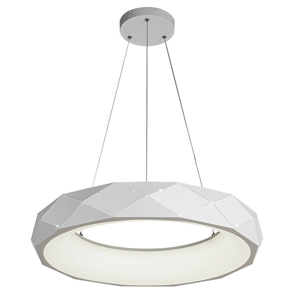Lampa wisząca REUS, biała, 36W LED, barwa neutralna 4000K