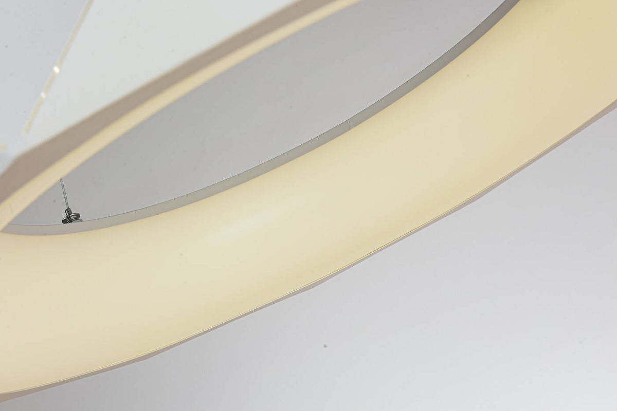 Lampa wisząca REUS, biała, 36W LED, barwa neutralna 4000K