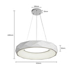 Lampa wisząca REUS, biała, 36W LED, barwa neutralna 4000K