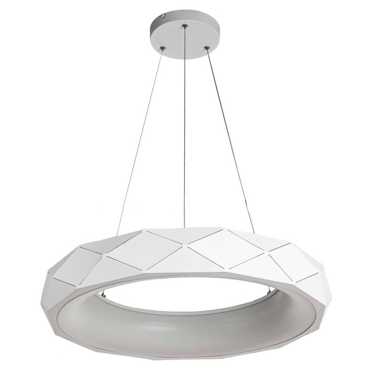 Lampa wisząca REUS, biała, 36W LED, barwa neutralna 4000K