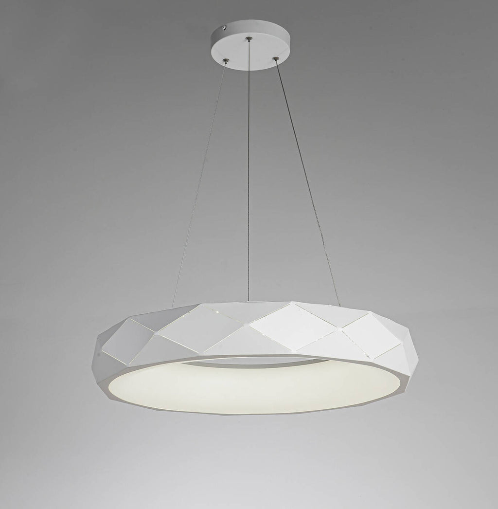 Lampa wisząca REUS, biała, 36W LED, barwa neutralna 4000K
