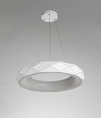 Lampa wisząca REUS, biała, 36W LED, barwa neutralna 4000K