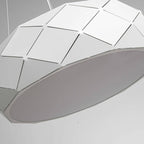 Lampa wisząca REUS biała 47cm