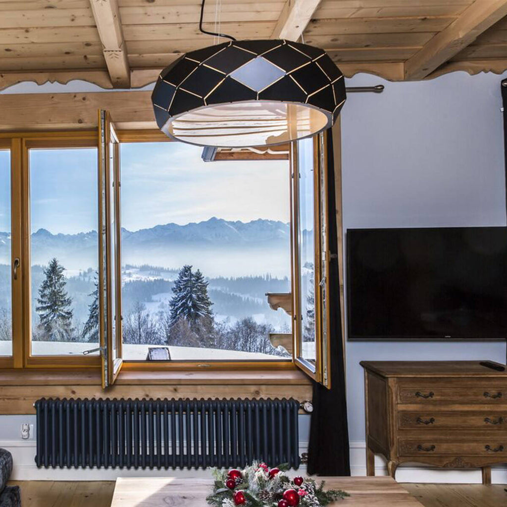 Lampa wisząca REUS czarna 47cm