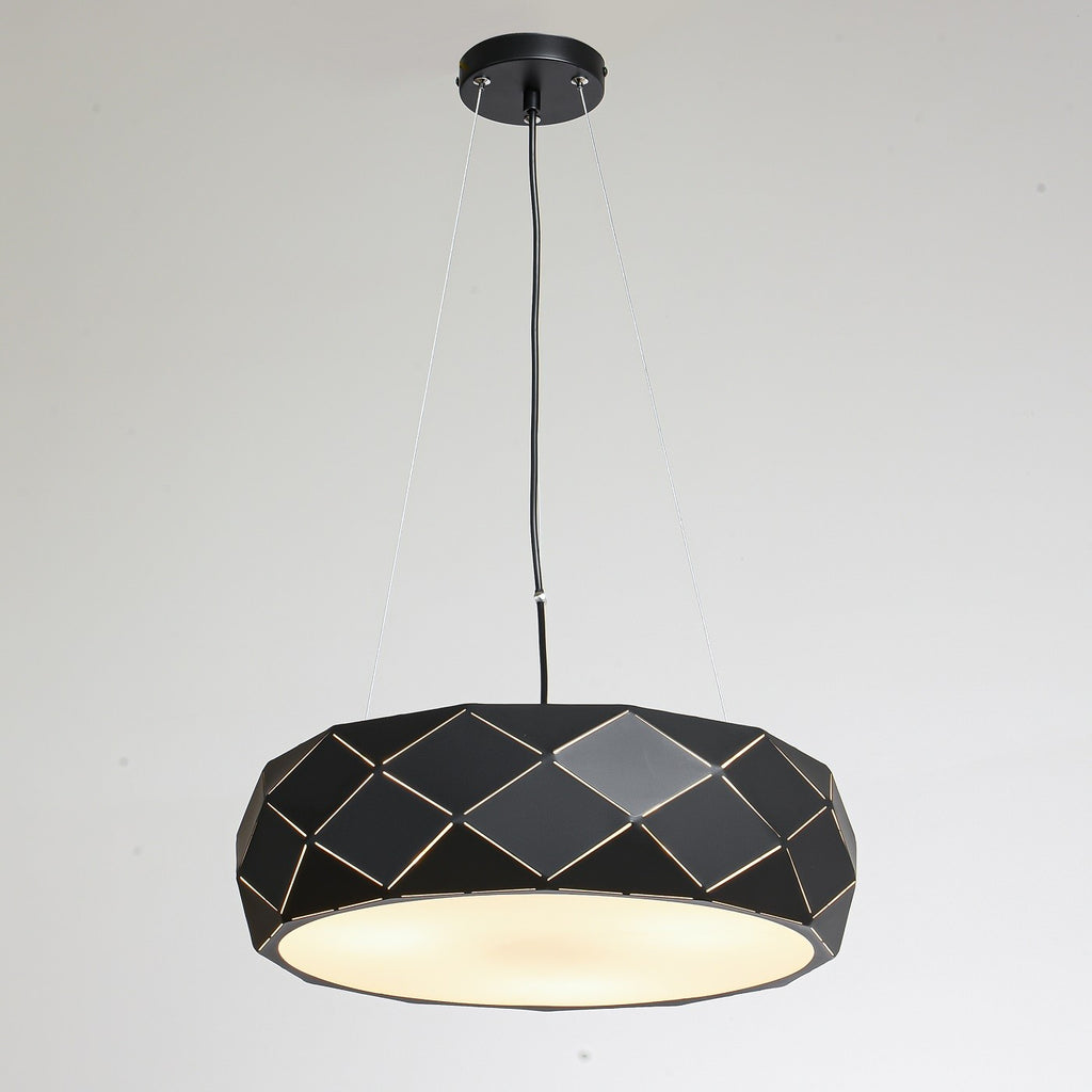 Lampa wisząca REUS czarna 47cm