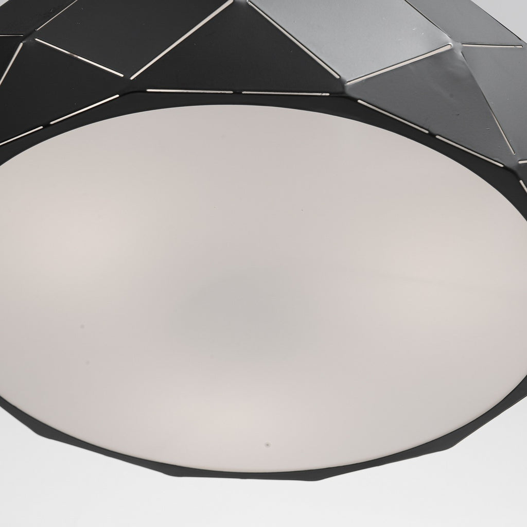 Lampa wisząca REUS czarna 47cm