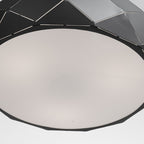 Lampa wisząca REUS czarna 47cm