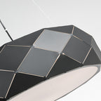 Lampa wisząca REUS czarna 47cm