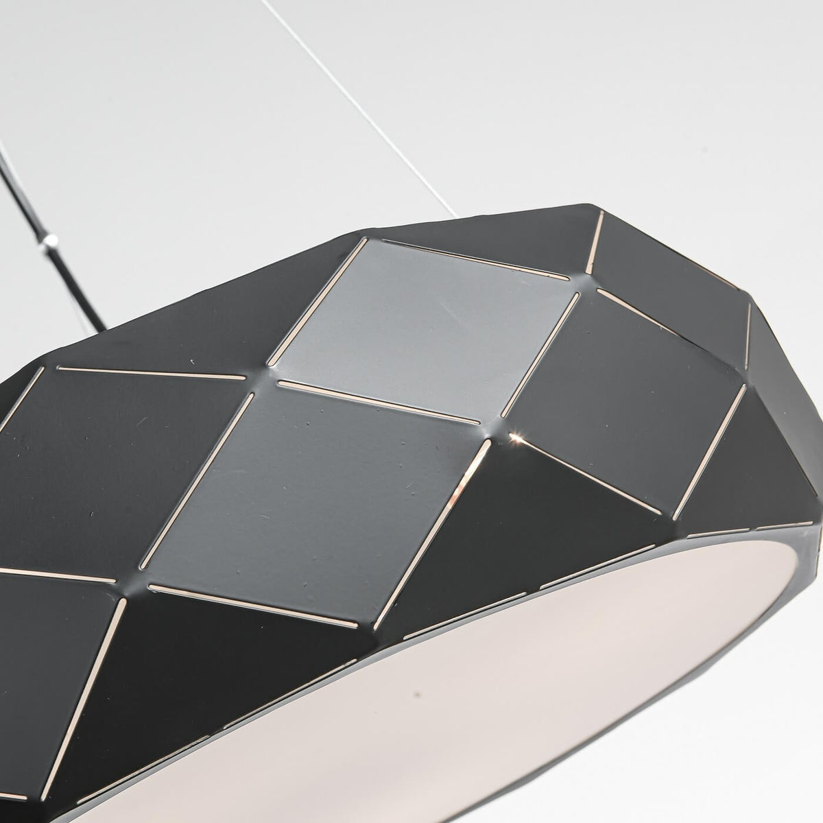 Lampa wisząca REUS czarna 47cm