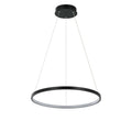 Lampa wisząca RING S 40cm 22W LED barwa zmienna CCT | czarny