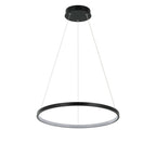 Lampa wisząca RING S 40cm 22W LED barwa zmienna CCT | czarny