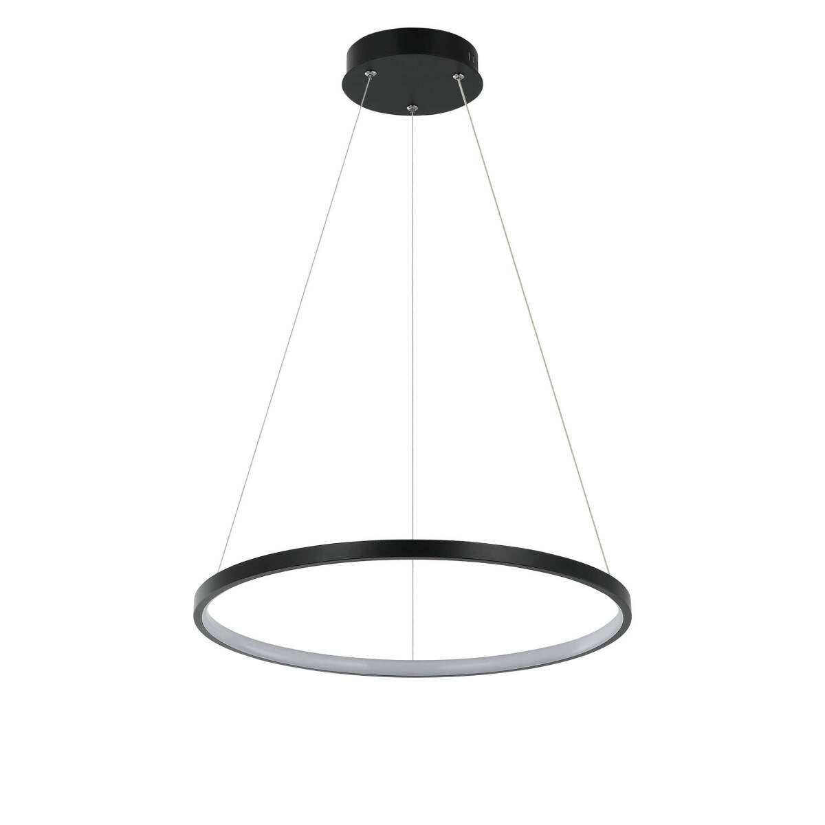 Lampa wisząca RING S 40cm 22W LED barwa zmienna CCT | czarny