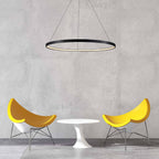 Lampa wisząca RING S 40cm 22W LED barwa zmienna CCT | czarny