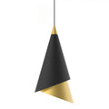 Lampa wisząca Raalto śr. 25cm 13,55W LED ciepła biel 3000K | czarny/złoty