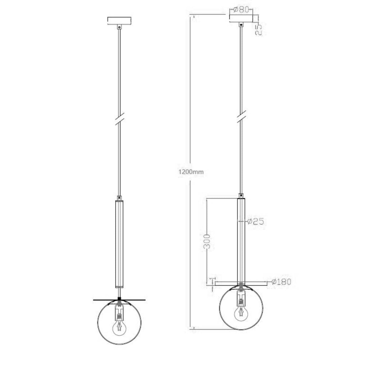 Lampa wisząca Roma 1, złota z białym kloszem, 1x40W E14
