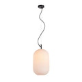 Lampa wisząca Rues śr. 25cm E27 | czarny/biały