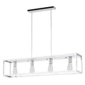Lampa wisząca SIGALO dł. 98cm 4xE27 | chrom