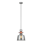 Lampa wisząca SIMALTO śr. 23cm E27 | grafit