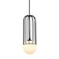 Lampa wisząca SIMON śr. 10cm G9 | złoty