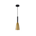 Lampa wisząca SOLIN, czarny/złoty, 1x60W E27
