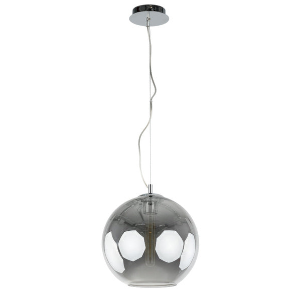 Lampa wisząca SPECTRE śr. 28cm E27 | dymiony