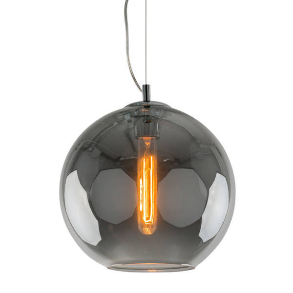 Lampa wisząca SPECTRE śr. 28cm E27 | dymiony